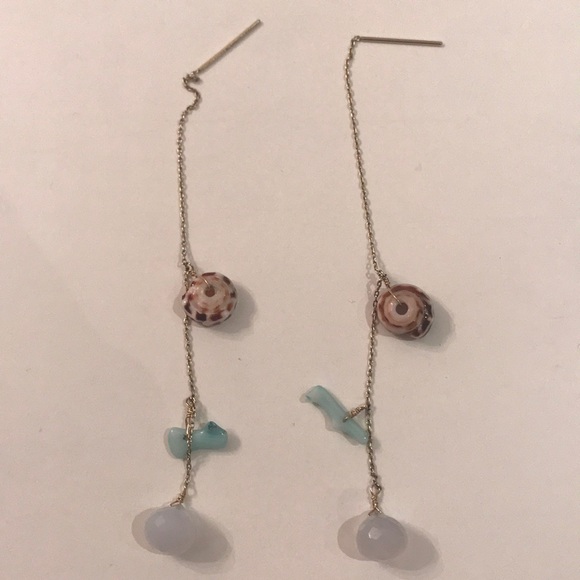 Handmade 14 k gold filled earrings - Picture 1 of 1